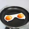Funny Fried Egg Cooking Rings, Non-Stick Stainless Steel Egg Fryer Pancake Batter Dispenser, DIY Kitchen Egg Fried Moulds Shaper with Handle (Style