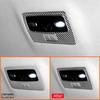 Carbon Fiber Car Rear Reading Light Panel Book Lamp Trim Frame Decoration Sticker For LEXUS GS 2006-2011 Interior Accessories