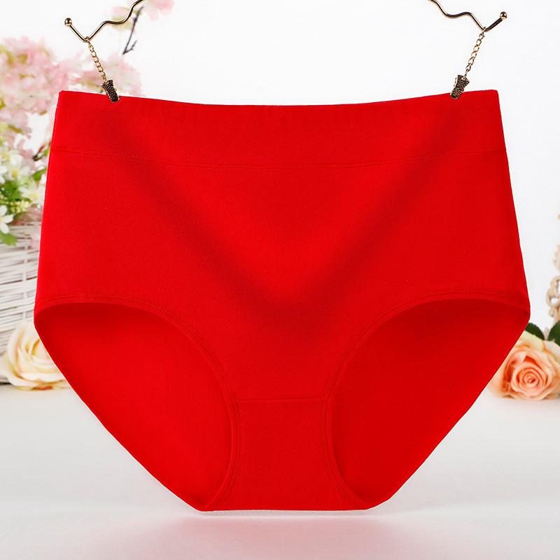 Comfortable High Waist Cotton Panties For Women Plus Size Breathable Tummy Control Underwear For Moms And Plus Size Ladies