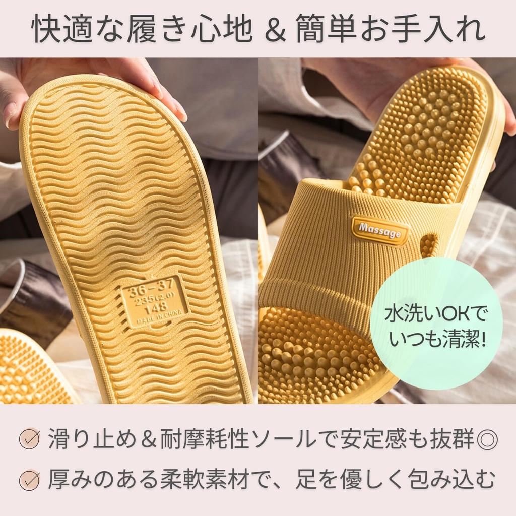 Healthy Sandals and Slippers for Foot Suitable for Men and Indoor and Outdoor and Balcony Japanese Shoe and Weight [cocoriko] Reflexology, Women, Use,