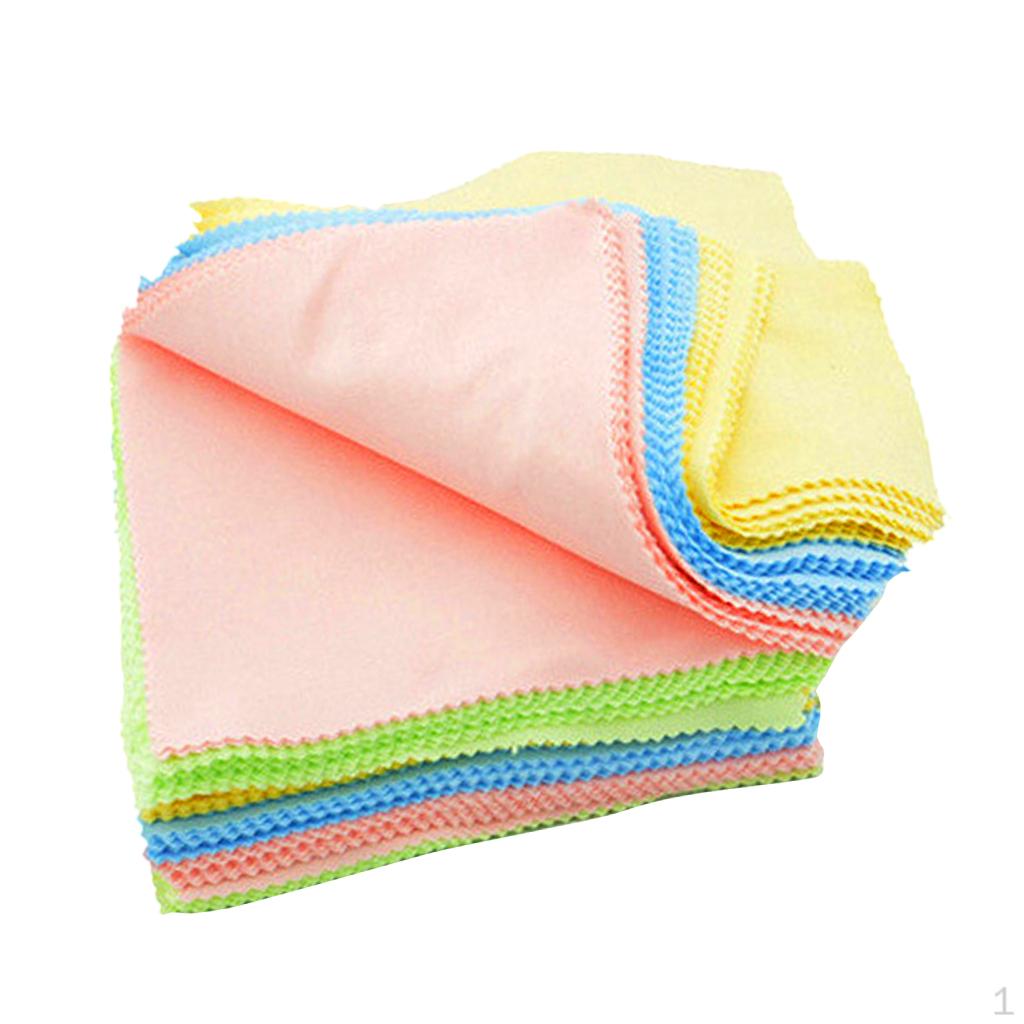 

Pack of 100 Microfiber Sunglasses Eyeglasses Eyewear Spectacles Glasses Cleaning Cloth Lens Cleaner