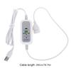 1.5M Multifunction Remote USB Extension Cable for 5V USB Fan LED Light with 2-12 Hour Timing Function ON OFF Switch