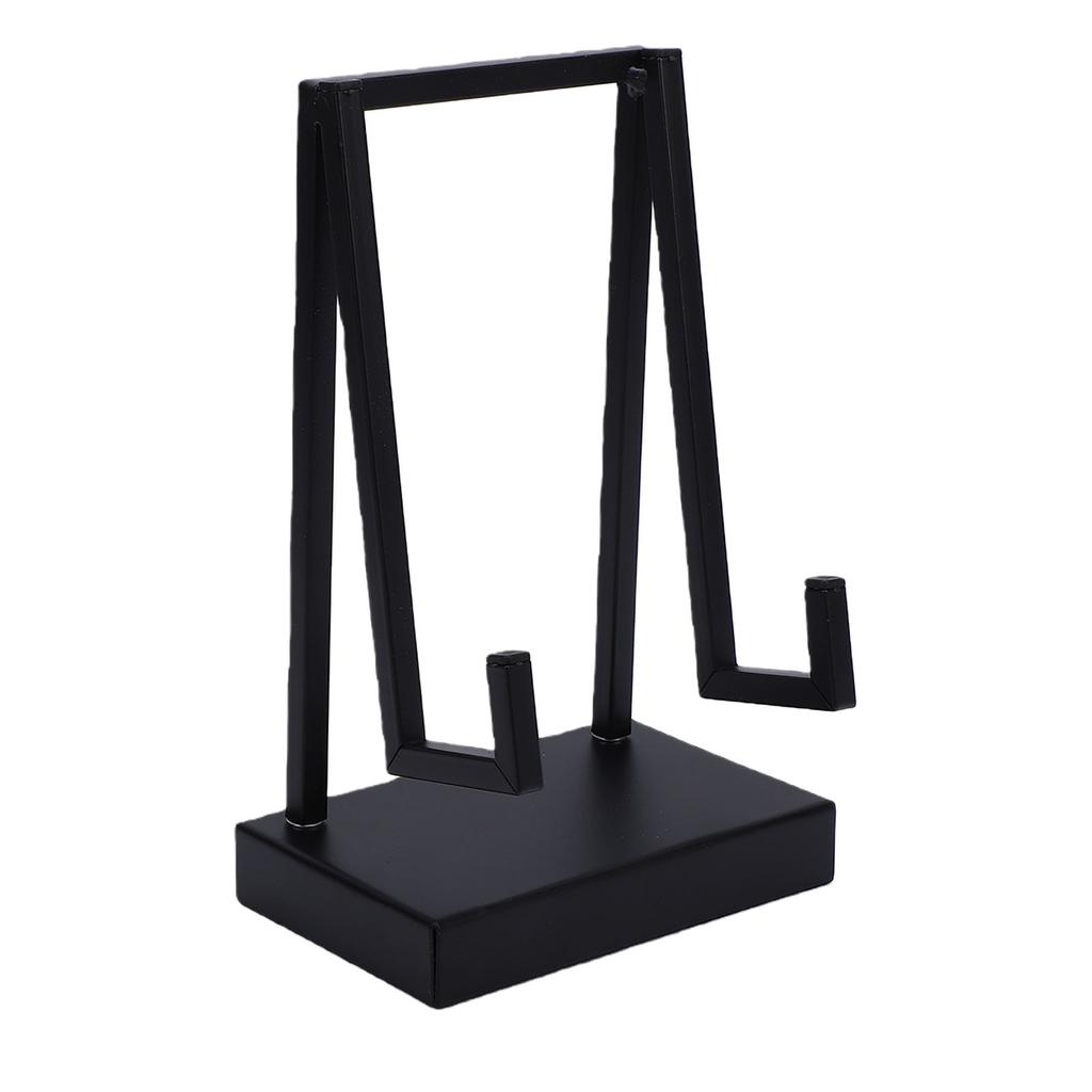 Metal Plate Stand Black Table Easel Stand Modern Book Picture Frame Artwork Holder for Display