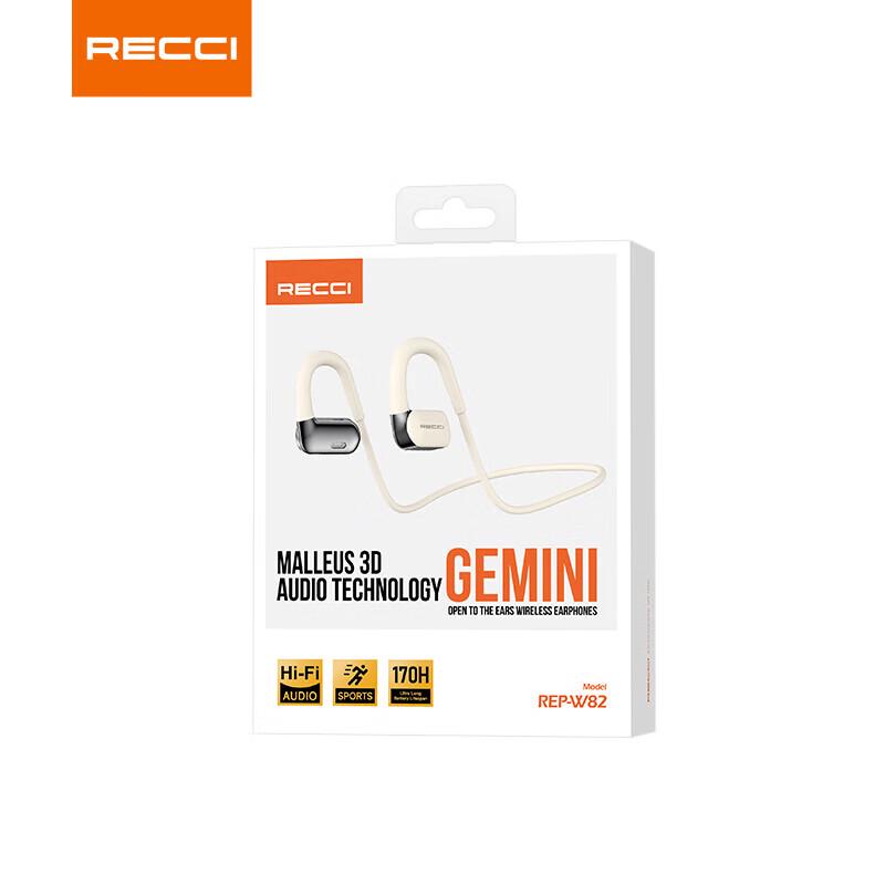Recci REP-W82 Neckband Sports Bluetooth Earphones