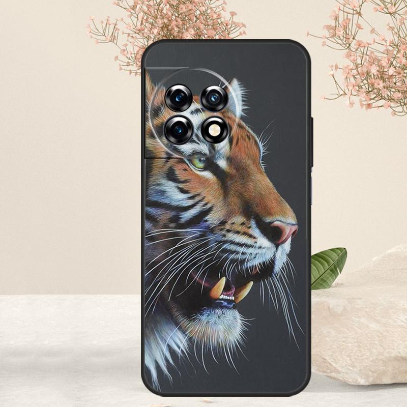 Animal Tiger Case For OnePlus 15 13 12 11 13T 13R 12R 15R 10T 8T 10 Pro Nord 5 CE 4 3 2 Lite N20 N30 Cover