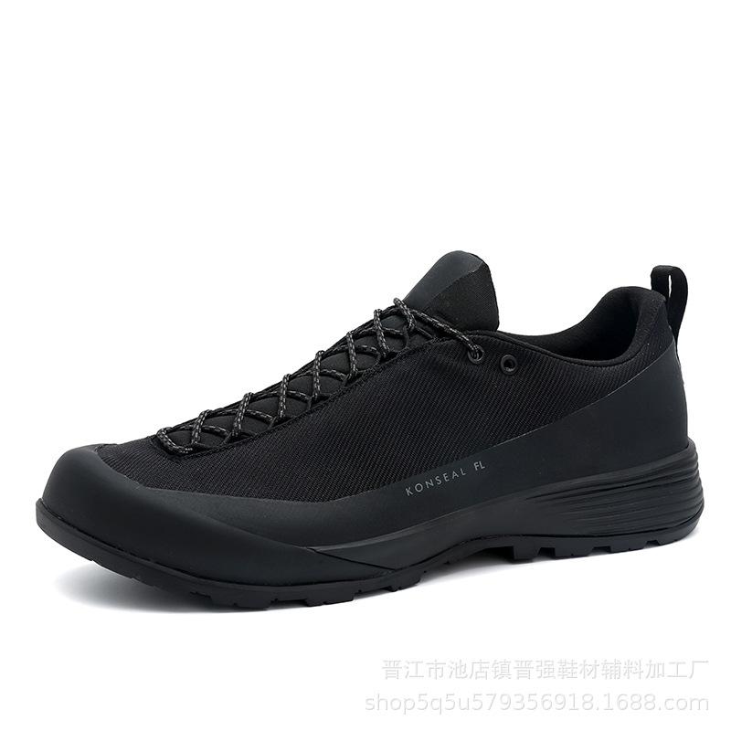 

Original single bag head men s shoes outdoor mountaineering wear-resistant hiking shoes mesh comfortable breathable sports and leisure shoes 38 чёрный