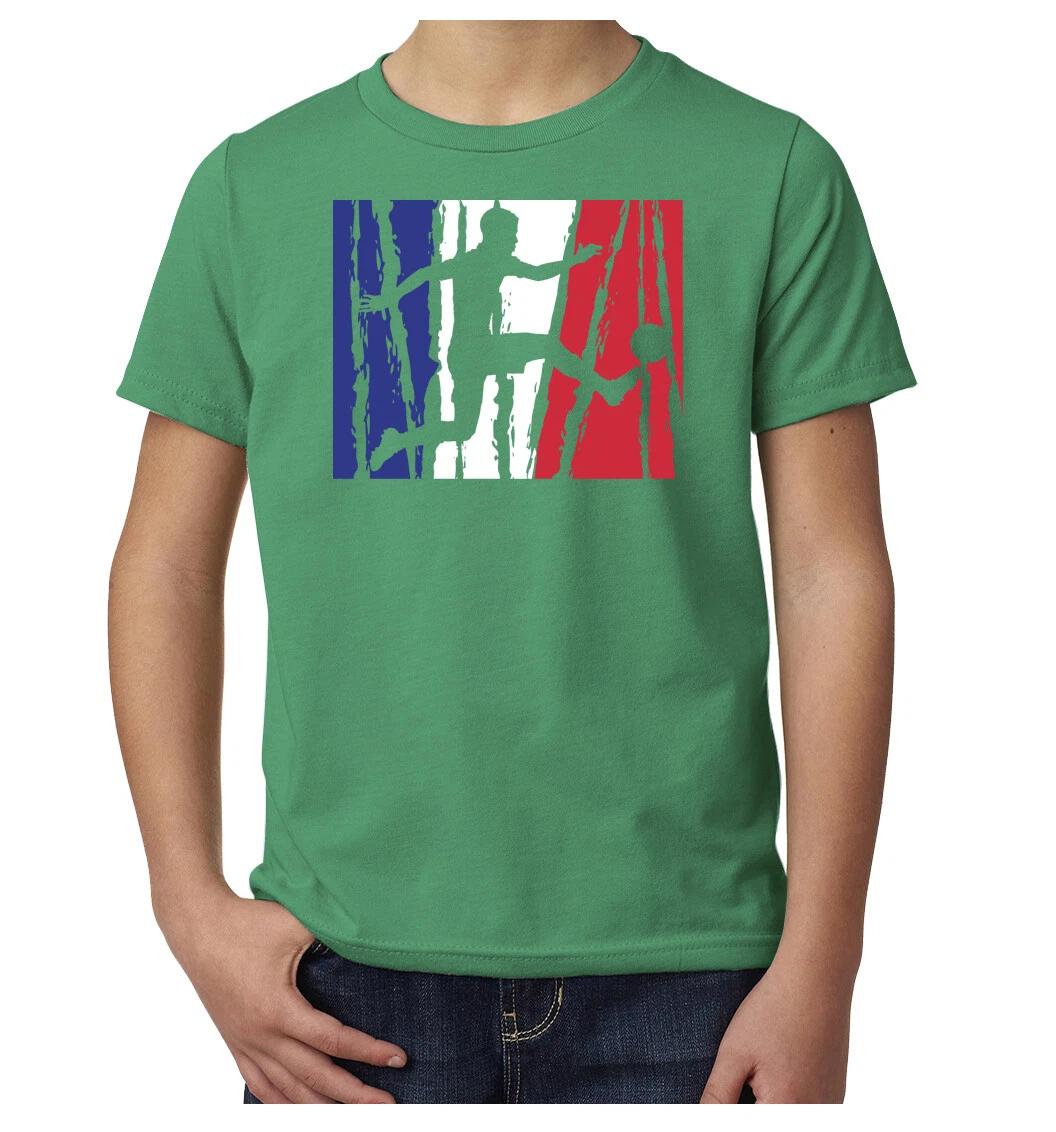 France Soccer Flag, Youth Soccer Shirts, France Soccer Pride T-Shirt S