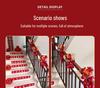 Creative Wedding Decoration Set: Stair Handrail Flowers & Bride Room Arrangement