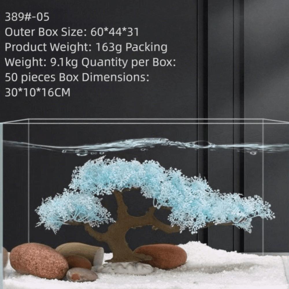 New Realistic Aquarium Fish Tank Decoration Creative Beautiful Aquarium Ornament Fish Tank Decor Pet Fish Habitat