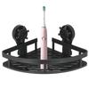 Corner Suction Storage Rack Wall Mounted Shower Holder Strong Suction Bathroom Wall Floating Shelves Draining Wall Mounted