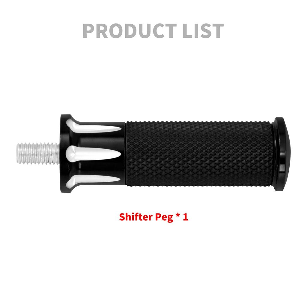 HDBUBALUS Motorcycle Shift Pegs Gear Shifter Pegs Highway Pegs Motorcycle Foot Shifter Pegs Toe