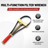 Adjustable Oil Filter Removal Wrench Tool, 2025 New Heavy Oil Filter Wrenches, 2 In 1 Universal Multifunctional Oil Filter Removal Tool, 9-15 Cm
