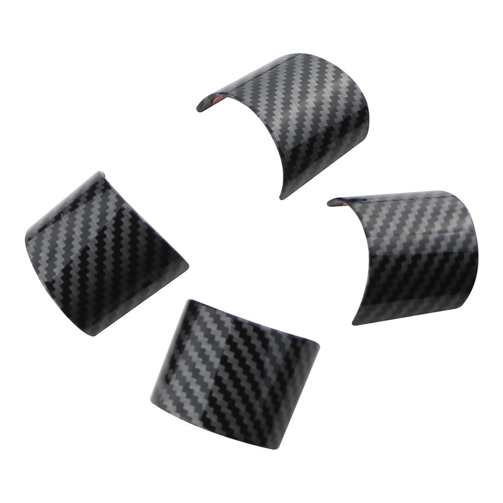 

4pcs/set Steering Wheel Cover Sequin for Ford Mondeo 2004-2006 ABS Chrome Carbon Fiber Trim Sticker Interior Accessories