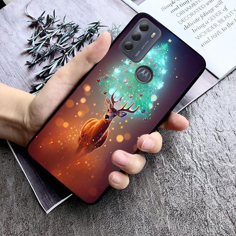 

Merry Christmas Phone Case For Moto G84 G23 G24 G31 G32 G41 G51 G52 G53 G54 G71 G82 G42 G62 G200 G Play G Stylus Moto G31