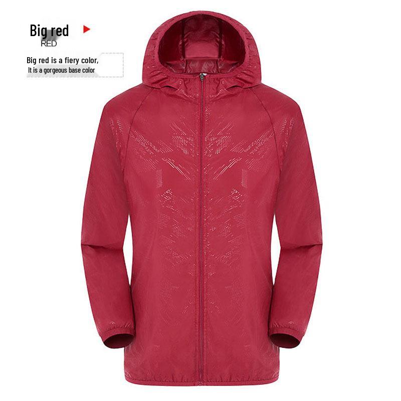 Unisex UV Protection Windbreaker - Customizable Logo