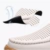 Summer Autumn Men's Hallow Loafers Solid Color Fashion Casual Leather Shoes Male Breathable Driving Shoes
