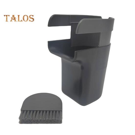 

Мусорное ведро 0,5 л, мини-подвесное настольное мусорное ведро с метлой, компактный дизайн, легко устанавливается, крошечное мусорное ведро, корзина для мусора на столешницу черный серый