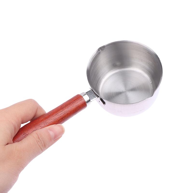Mini Hrnec na olej 410 Nerez Mini Hrnec na mléko Malý hrnec na vaření másla Hrnec na rozpouštění másla Ohřívač másla Kuchyňská pánev