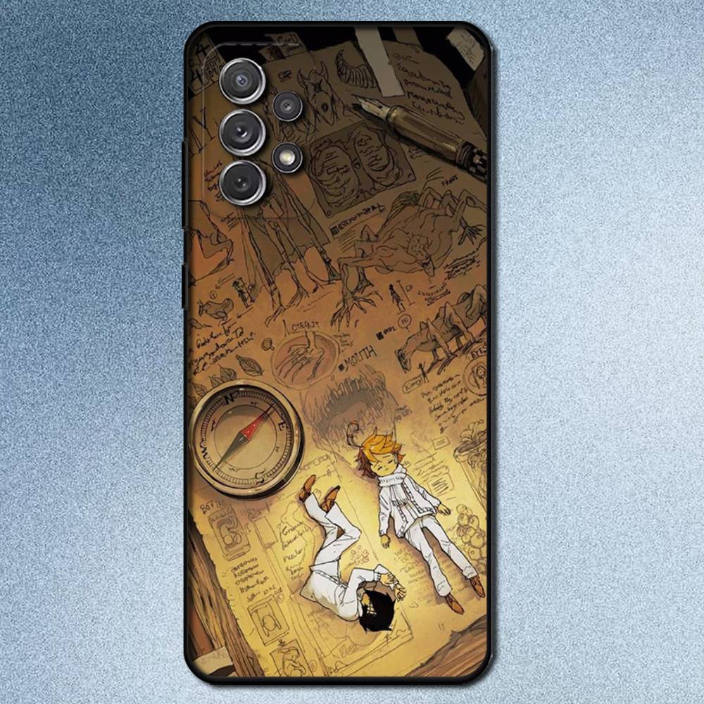 The P-Promised N-Neverland Phone Case For Samsung S25,S24,S21,S22,S23,S30,Ultra,S20,Plus,Fe,Lite,Note,10,9,5G Black Cover
