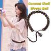 Jeans Decor Coconut Shell Woven Belt Adjustable Ethnic Style Weaving Waistband  Ornament