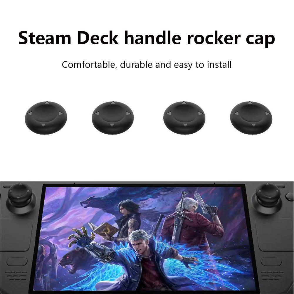 1-10 seturi Kit de protecție pentru consola Steam Deck Dopuri de praf Autocolant touchpad Autocolante butoane Capace siliconice stick-uri deget mare Plasă rezistentă la praf