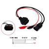 For Lancia OBD2 Cable 3Pin To 16Pin For Fiat For Alfa Remeo OBDII Plug 3 Pin Connector Adapter Car Extension Diagnostic Cables Code Readers 4