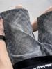 Men's Summer Retro Starry Sky Denim Shorts - High Street Tall 5-Point Breeches