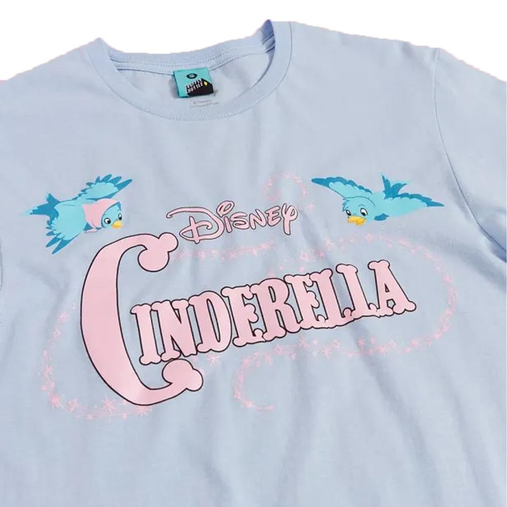 Cinderella Unisex Adult Classic Bird Logo T-Shirt