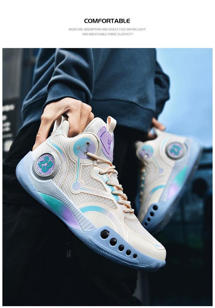 Men's Kobe High-Top Basketball Shoes - Spring/Autumn, Shock-Absorbing, Professional Sport Shoes for Students and Teens.