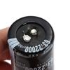 Black Electronic Components Electrolytic Capacitor Inline Capacitor 63V 22000UF Amplifier Sound