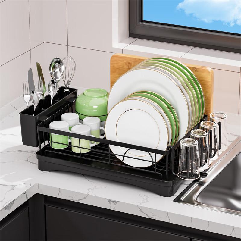 Single-Tier Countertop Dish Drying Rack