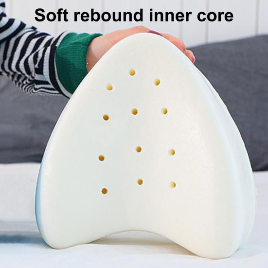 Memory Foam Knee Pillow Soft Breathable Zipper Closure Ergonomic Design Leg Alignment Cushion Knee Support Pillow