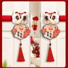 2026 New Year Door Knob Cover Anti-Static Handmade Door Knob Protector Antifreeze Hands Anti-Collision Lion Dance Pendant