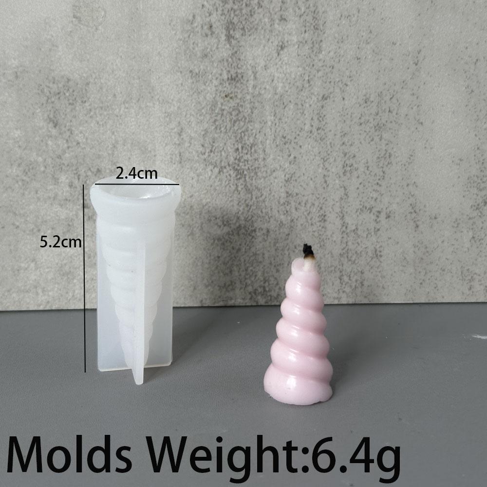 

Длинная роговая свеча силиконовая форма для свечей спиральная форма мыло ручной работы смола гипсовая форма набор для изготовления шоколада свадебный домашний декор