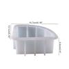 DIY Craft Resin Silicone Mold Bookend Casting Molding Template for Art Tabletop Decoration House Accs Gift Making Tool