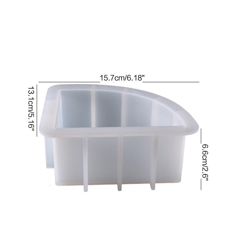 DIY Craft Resin Silicone Mold Bookend Casting Molding Template for Art Tabletop Decoration House Accs Gift Making Tool