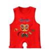 Year of the Dragon Infant Party Dress with Footed Bib - Summer Style for Newborns