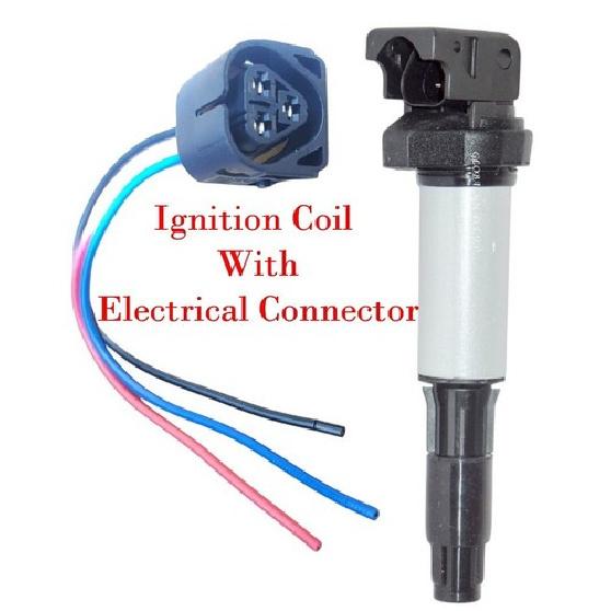 Ignition Coil With Electrical Connector Fits BMW 2001- Mini Cooper 2005-2016