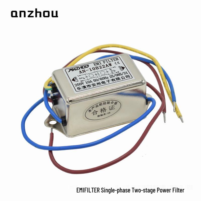 AN-10B22AW 220V 10A Single-Phase High-Performance EMI Power Filter