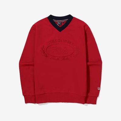 Fila Tennis V Neck Sweatshirt