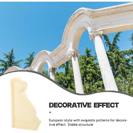 Milisten Mold for Villa European Style Concrete Casting Mold for Diy Projects Easy To Use and Decorative Cement Casting for Home and Garden