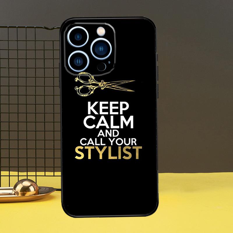 Hair Stylist Hairdresser Phone Case For iPhone 13 12 14 11 16 15 Pro Max Plus Mini 7 8 X XR XS Max Cover