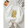 European Sizes Kids' Round-neck Hoodie - Flower Market Barcelona Pattern Print , Sportswear And Casual Wear, Soft And Comfortable