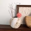 Retro Chinese Wabi-Sabi Ceramic Vase: High-End Decorative Pottery for Elegant Flower Arrangements In Living Rooms