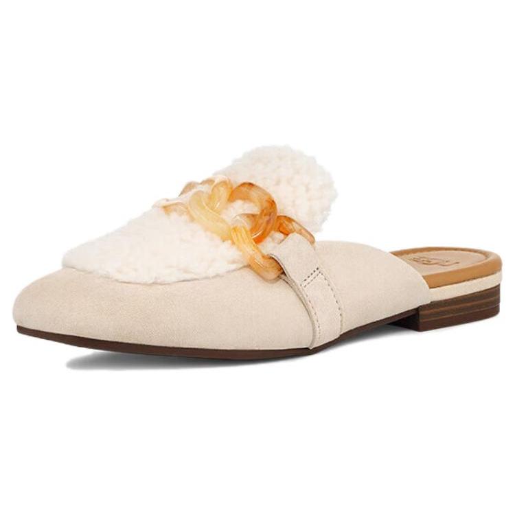 New UGG Janaya Stylish Sandals Women's Almond White 1136891-AMSD