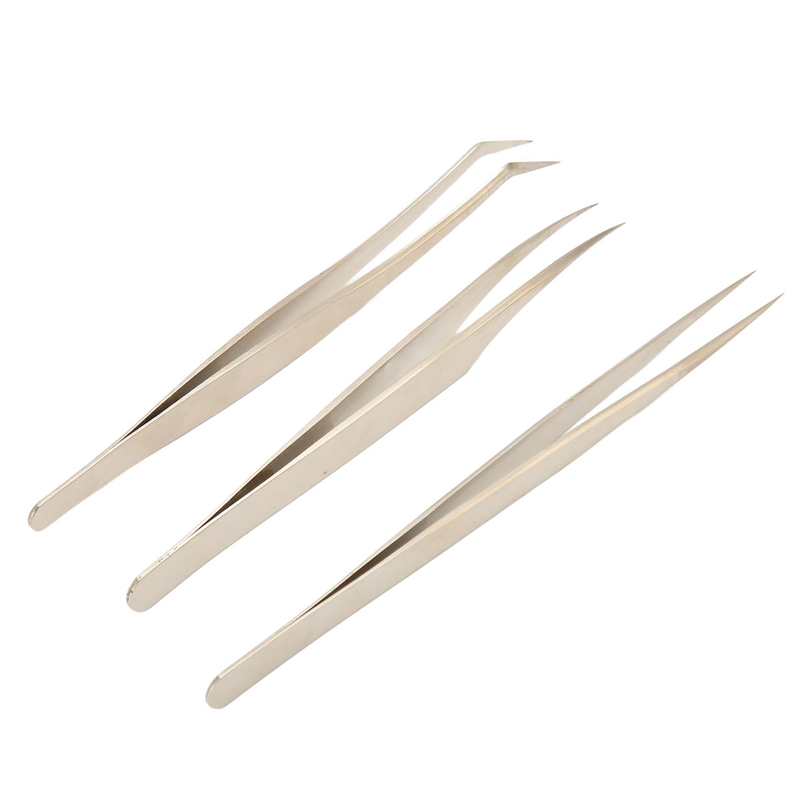 

Пинцет для наращивания ресниц, высокоточный аппликатор из нержавеющей стали с тонким кончиком, высокая твердость