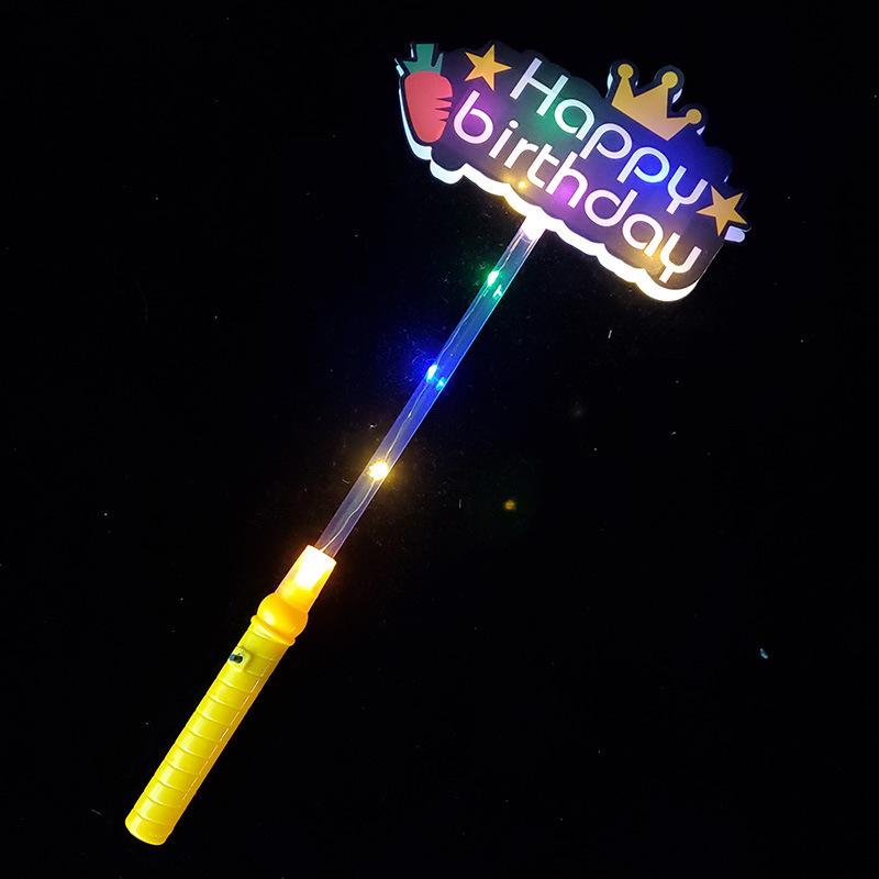Glow Stick Photo Props for Kids' Birthday Party Decorations