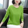 Long Sleeve Tees Shirt Women Thicken Plus Size Tops Casual Female Clothing Ladies Loose Round Collar Pullover Fall