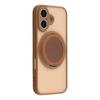 For iPhone 17 Case Rotating Metal Kickstand Skin Touch TPU PC Phone Back Cover