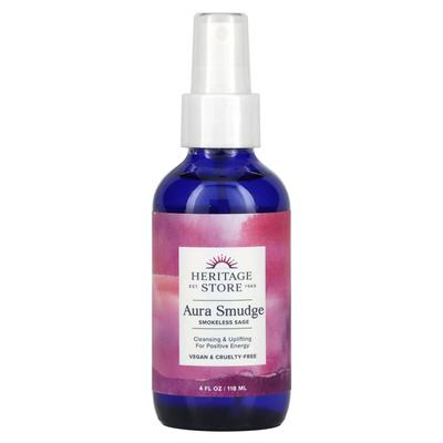 Aura Smudge, Smokeless Juniper Sage Mist, 4 fl oz (120 ml)